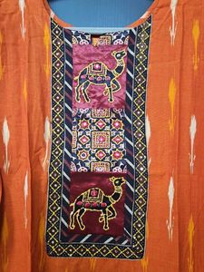 Orange Ethnic Kurta