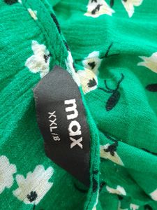 Green Printed Dress (Women&#39;s)