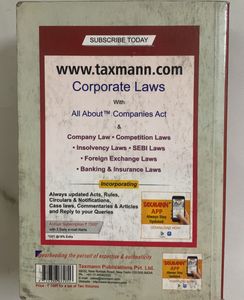 Compiled Bare Acts Of All Corporate Laws
