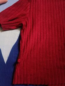 Vintage Ribbed Knit Top