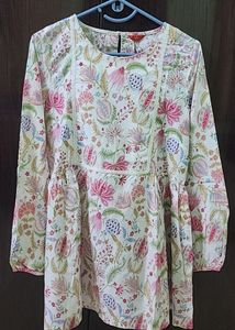 White Short Kurtha