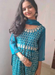 Sea green sharara suit se🌻