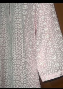 Pink Embroidery Kurti
