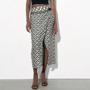 Brand New Zara Wrap Over Bohemian Skirt