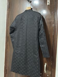 Black Sherwani With pajamas