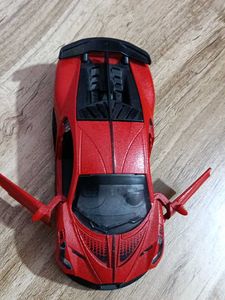 Red Toy Car Model