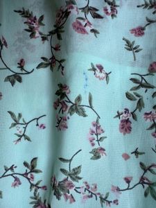 Sky Blue Floral Top