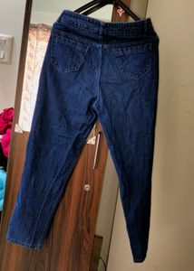 Distressed High Waist Denim