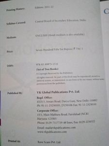 Statistics 11th By TR Jain