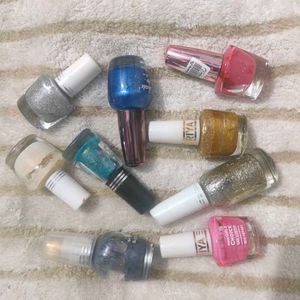 Used Dried Up Nail Polish Bottles For Art Or Reuse