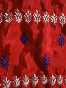 Unstitched Suit Purple and Red Colour Combine dres