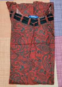 Paisley Print Casual Dress