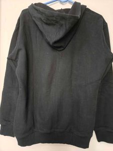 Benetton Black Zip-Up Hoodie