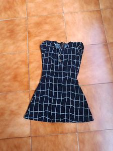 Checkered Casual Dress