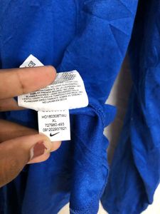 Nike Blue Long Sleeve T Shirt