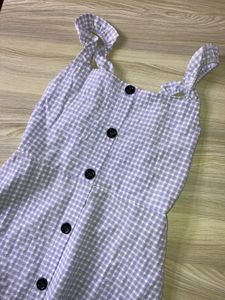 Gingham Ruffle Dress