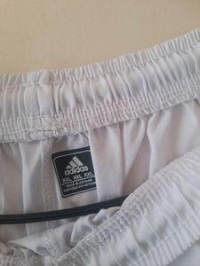 Adidas White Track Pants