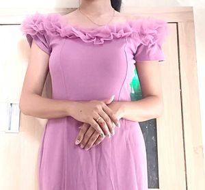 Elegant Purple Maxi Dress