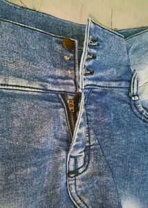 Blue Frock With Jeans