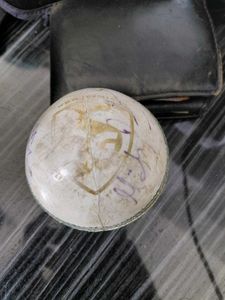 MS DHONI signed Used IPL Ball