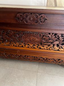 Tibetan Carved Wooden Table