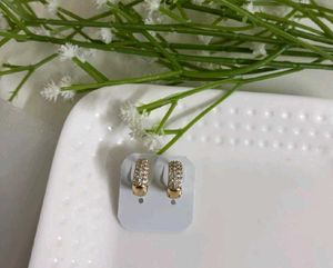 Small Sparkling Hoop Earrings Huggies Anti Tarnish