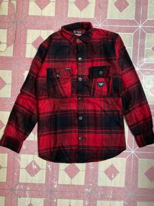 Red Flannel Shacket
