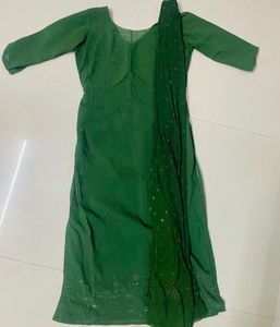 Elegant Green Salwar Kameez
