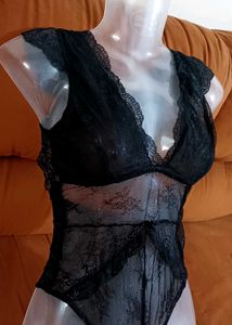 Flutter Backless Lace Bodysuit