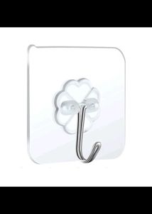 Transparent Wall Hooks pack of 15 | Self Adhesive