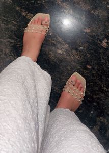 Studded Jelly Slides