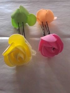 Flower Hair Pins