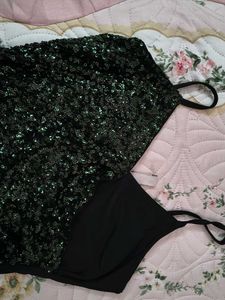 new WOT.,..Sparkly Black Party Dress