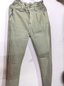 Olive Green ZARA Cargo Pants