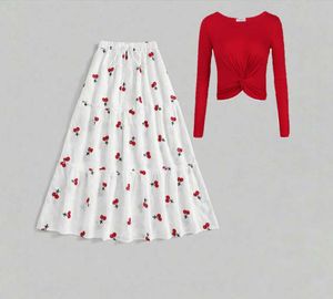 Skirt And Top Set For Women🍒