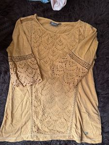 Gia Curves Westside Embroidered Top