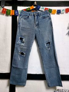 Ripped Denim Jeans