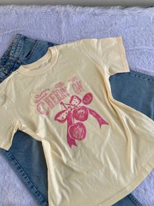 Savana Cherry Printed Tee