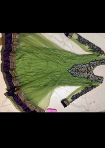 Elegant Green Anarkali Suit