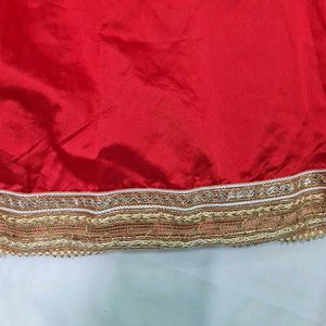 Beautiful ✨️ Red &amp; Gold Embellished Kurta