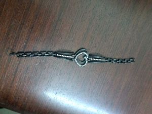 Black And Silver Bracelet