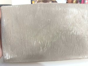 Silver-gold Party Lavie Clutch
