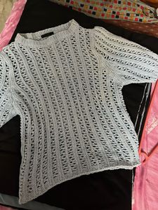 Crochet Knit Sweater