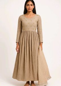 Elegant Embroidered Maxi Dress