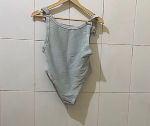 Ribbed One Piece Bodysuit