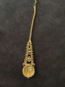 Gold Tone Indian Tikka Headpiece
