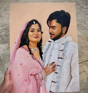 Canvas potrait for Aniversary gifts