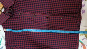 Red and Black Checkered  Shirt