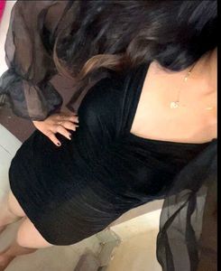 Black Velvet Mini Dress