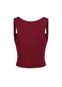 Burgundy Ruched Top
